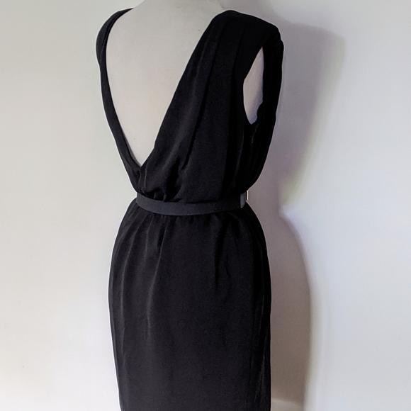 MANGO - Open back Little Black Dress - Picture 7 of 14